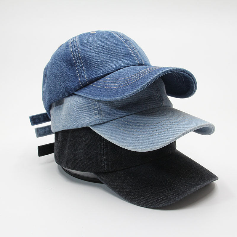 Damen Casual Verstellbare Denim Baseballmütze Brehn