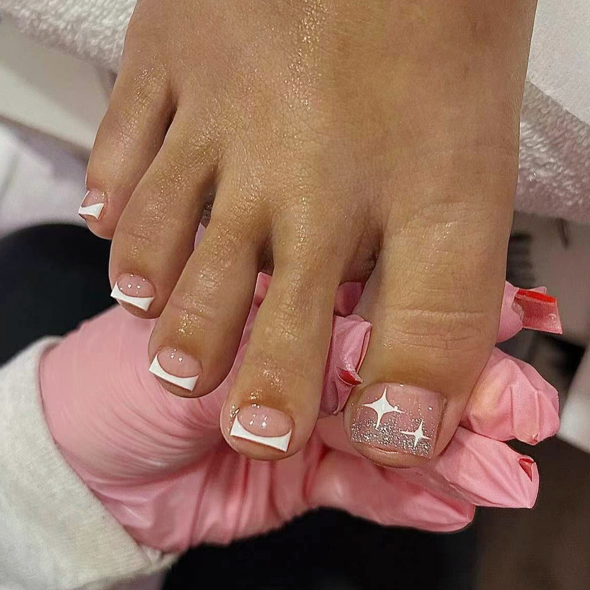 Kreatives Fußnageldesign Brehn