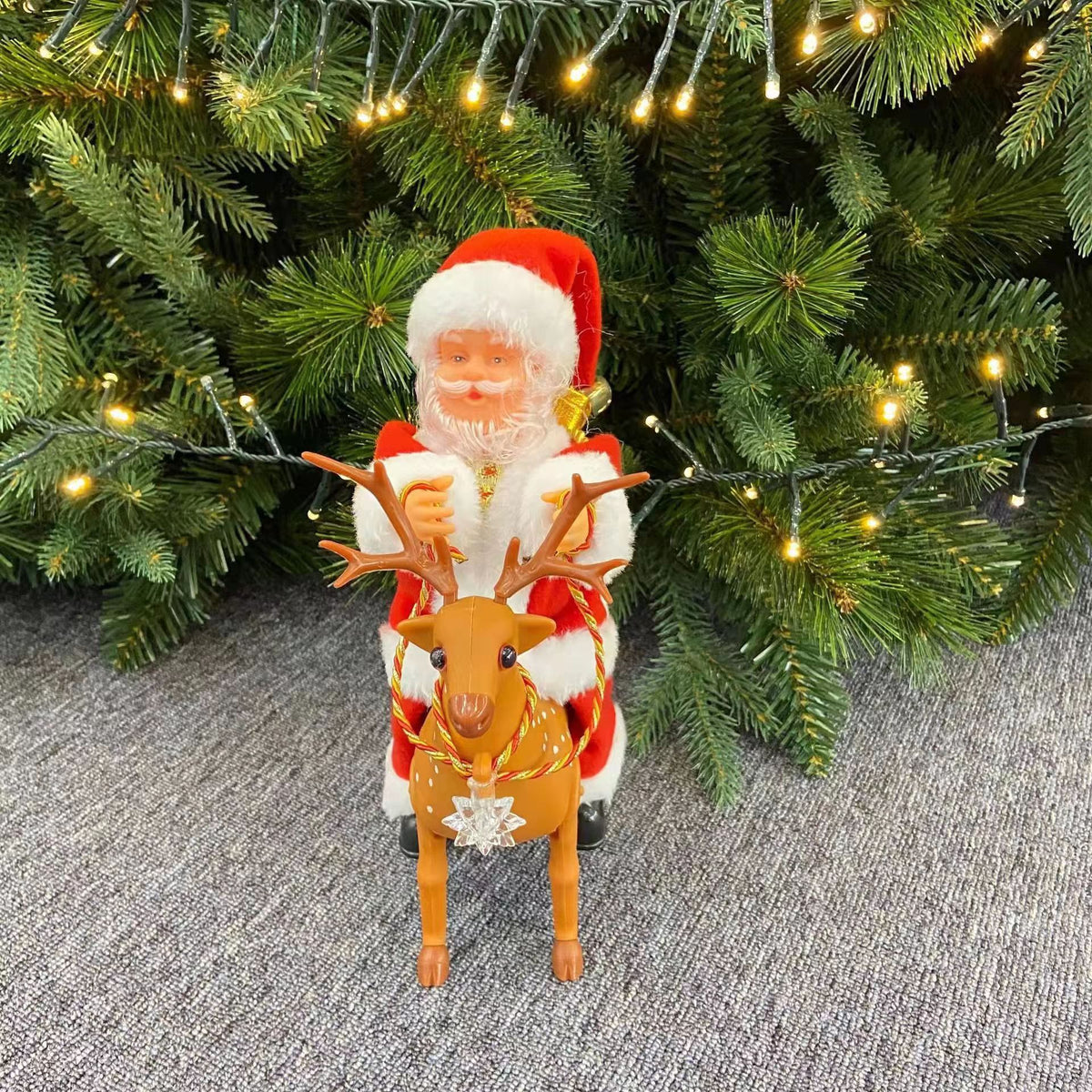Dekorativer Weihnachtsmann mit Glöckchen Brehn