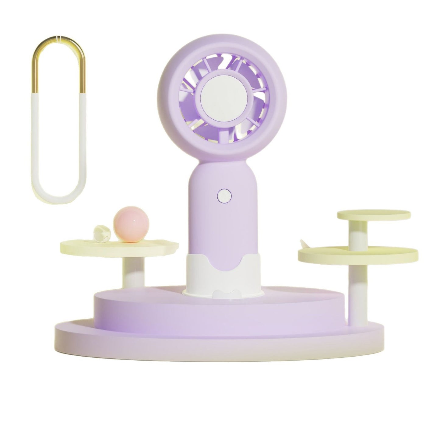 Unisex Tragbarer Mini Ventilator mit Wiederaufladbarem Akku Brehn