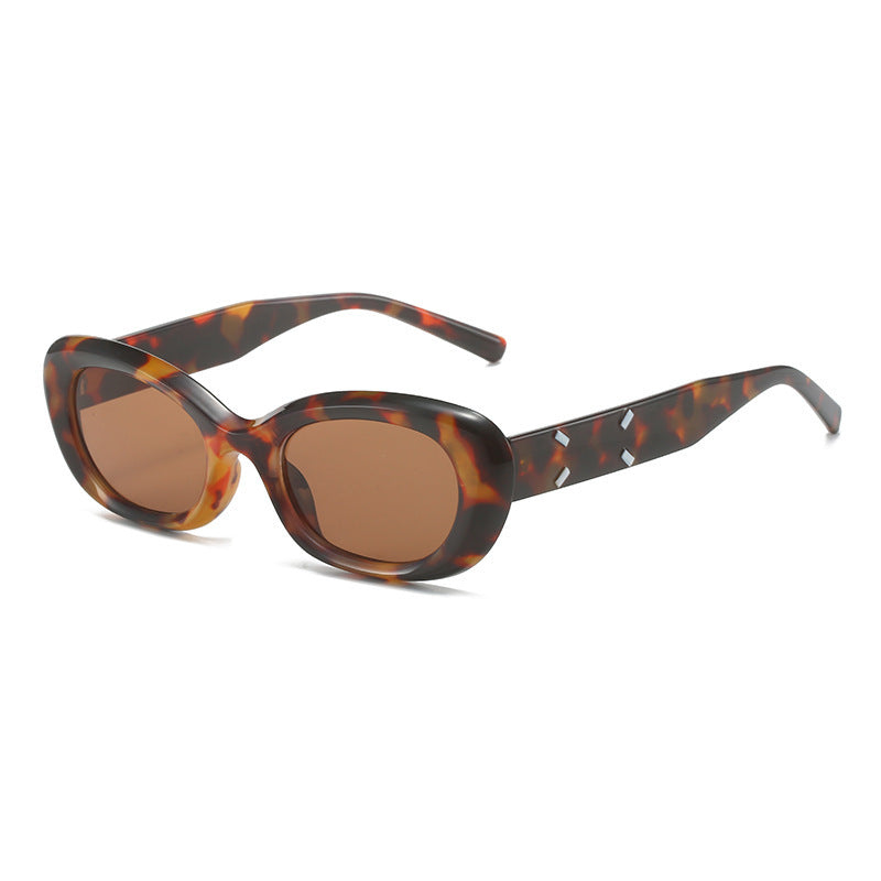 Modebewusste Übergroße Rechteckige Sonnenbrille Brehn