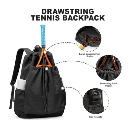 Tennis-Schläger Drawstring Rucksack