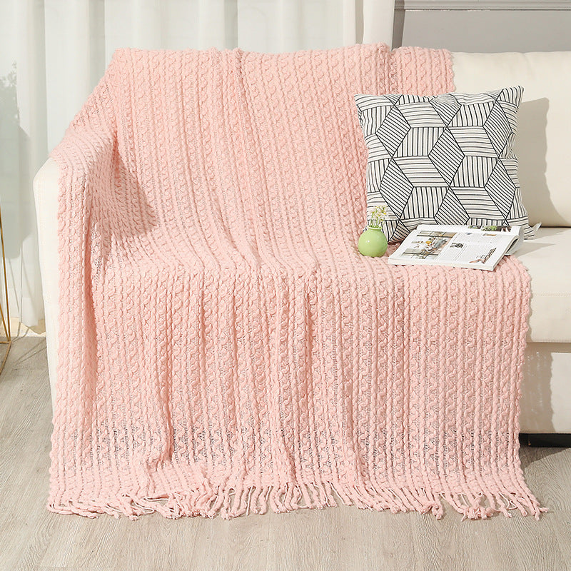 Damen hochwertige gestrickte Decke Brehn