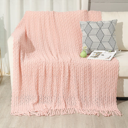 Damen hochwertige gestrickte Decke Brehn