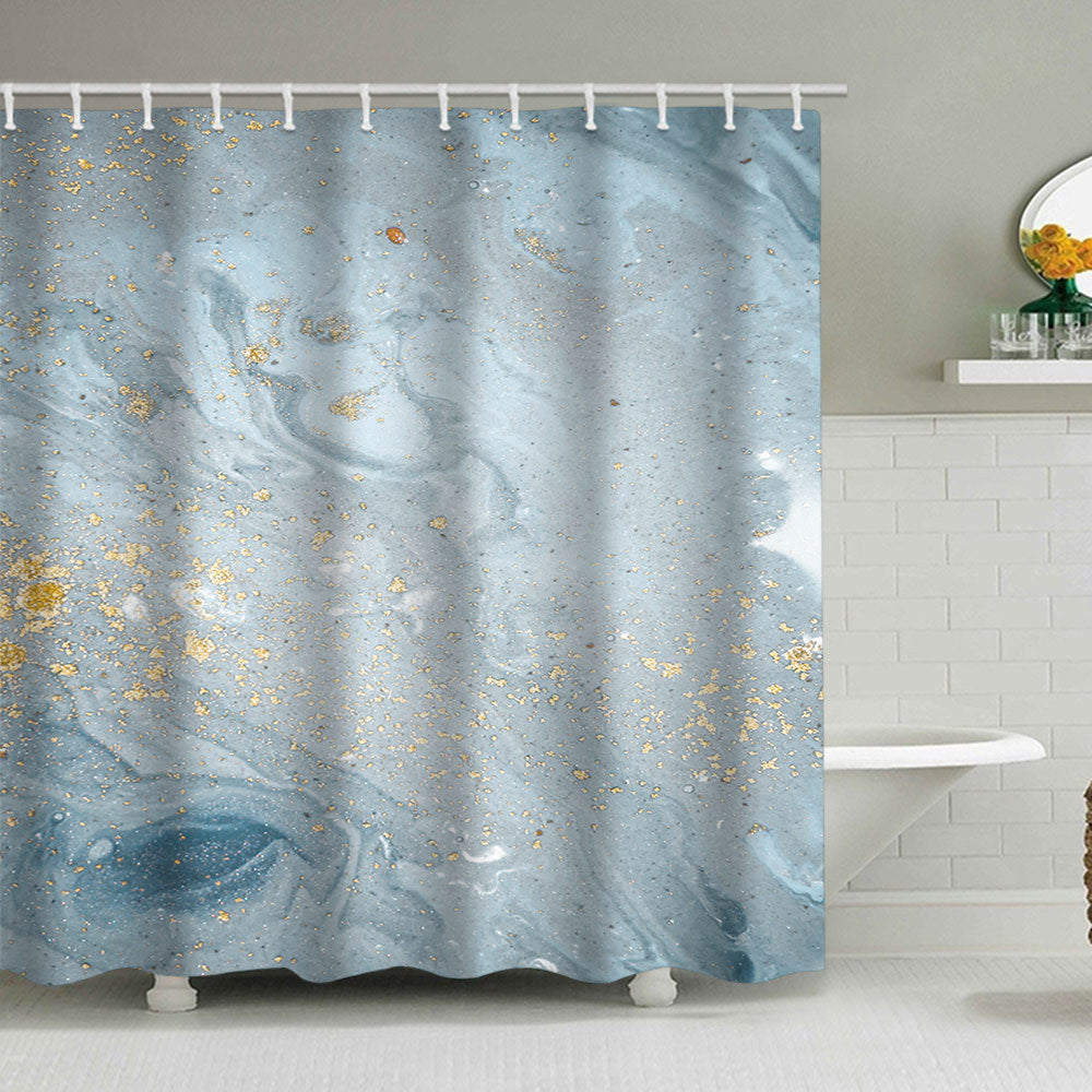 Künstlerisches Marmor Design Duschvorhang Brehn