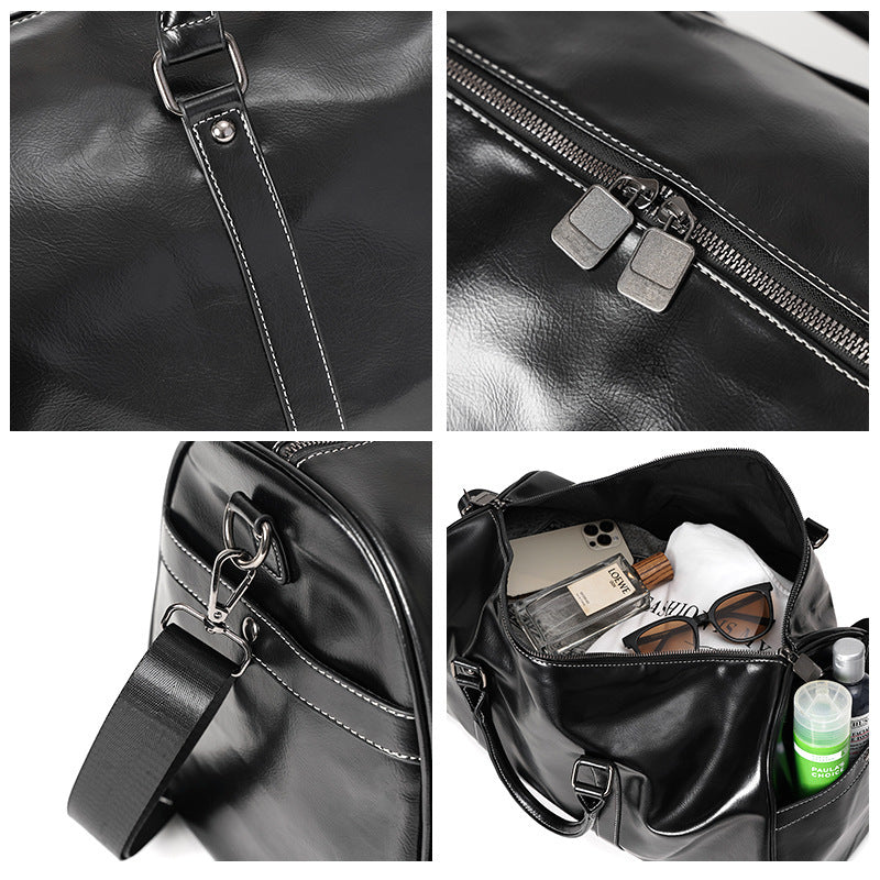 Elegante Leder-Reisetasche Brehn