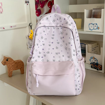 Stylischer Herz-gedruckter Rucksack Brehn