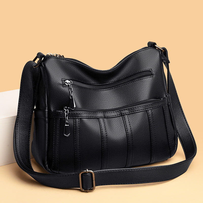 Elegante Texturierte Schultertasche Brehn