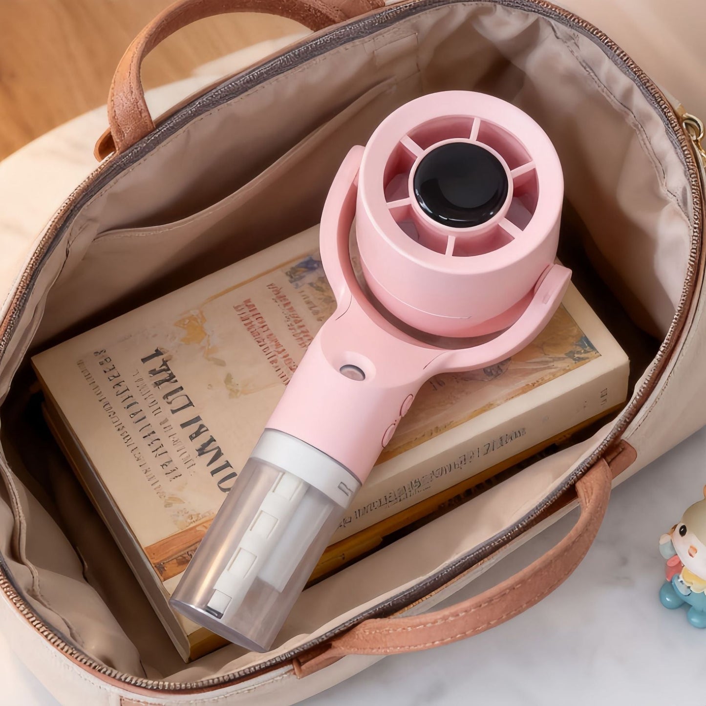 Damen Tragbarer Nebelhandsventilator mit USB-Verbindung Brehn