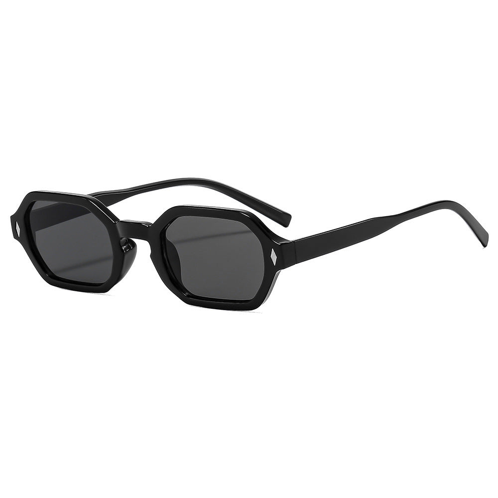 Damen stilvolle Sonnenbrille im modernen achteckigen Design mit UV-Schutz Brehn
