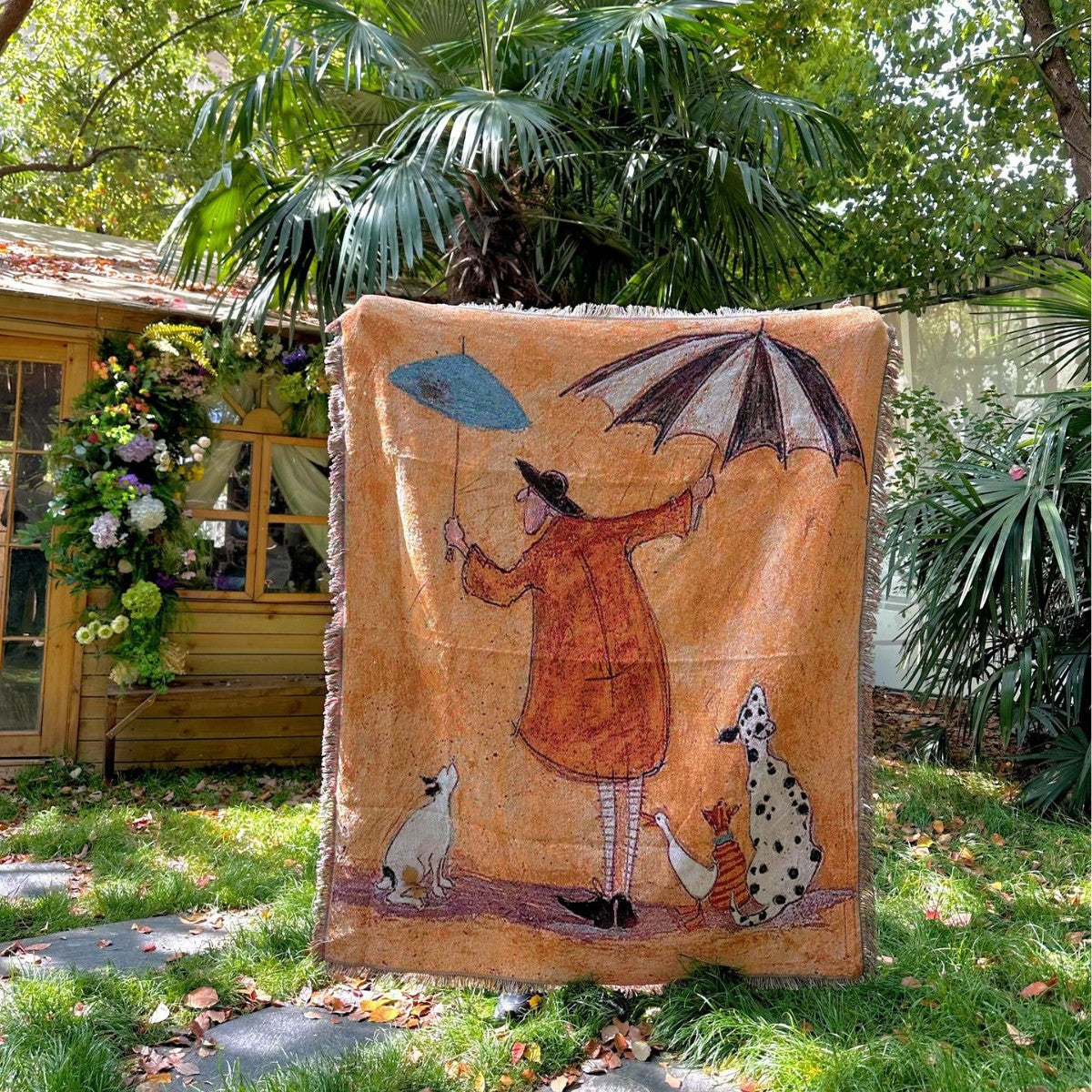 Dekorative Wurfdecke