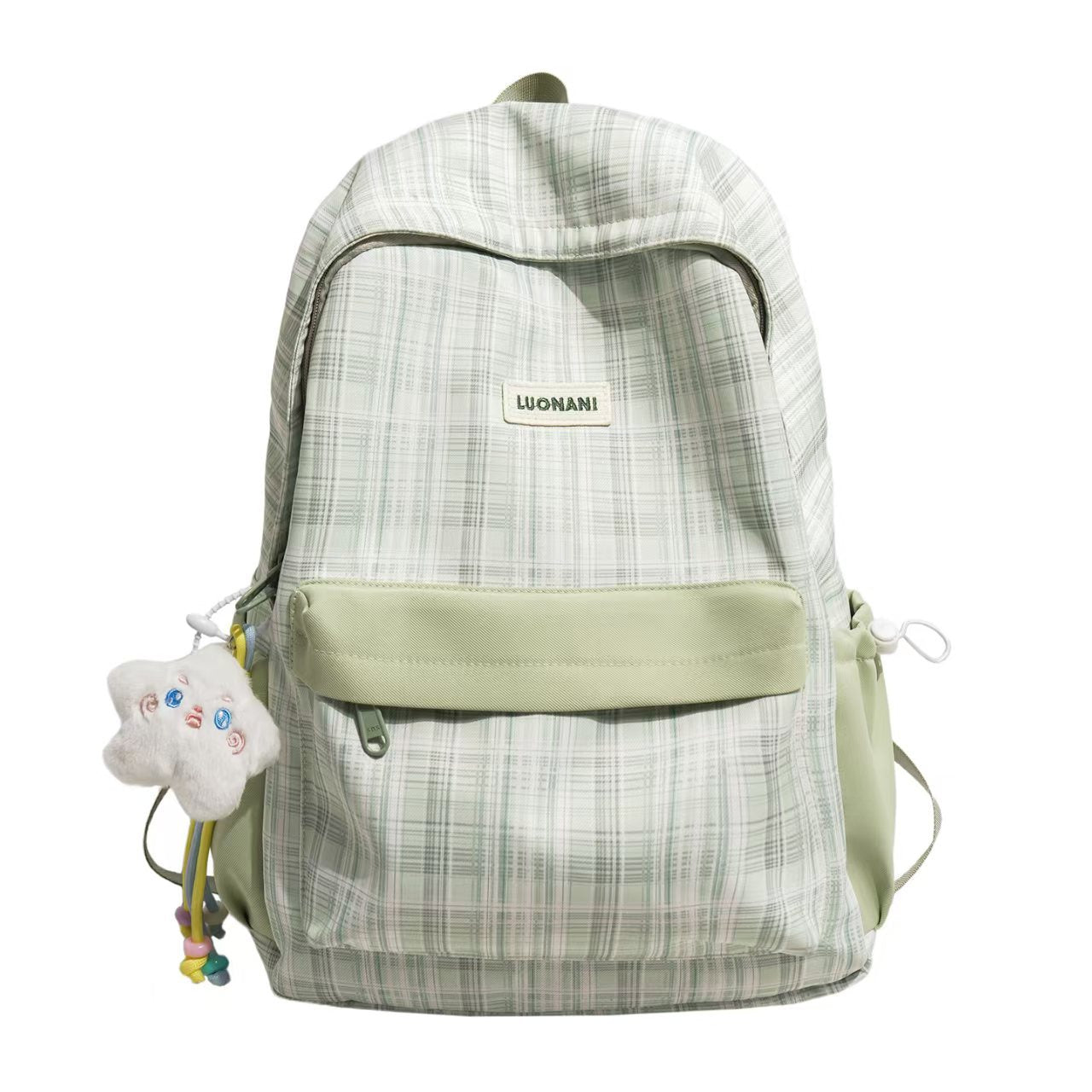 Klassischer Karierte Rucksack Brehn