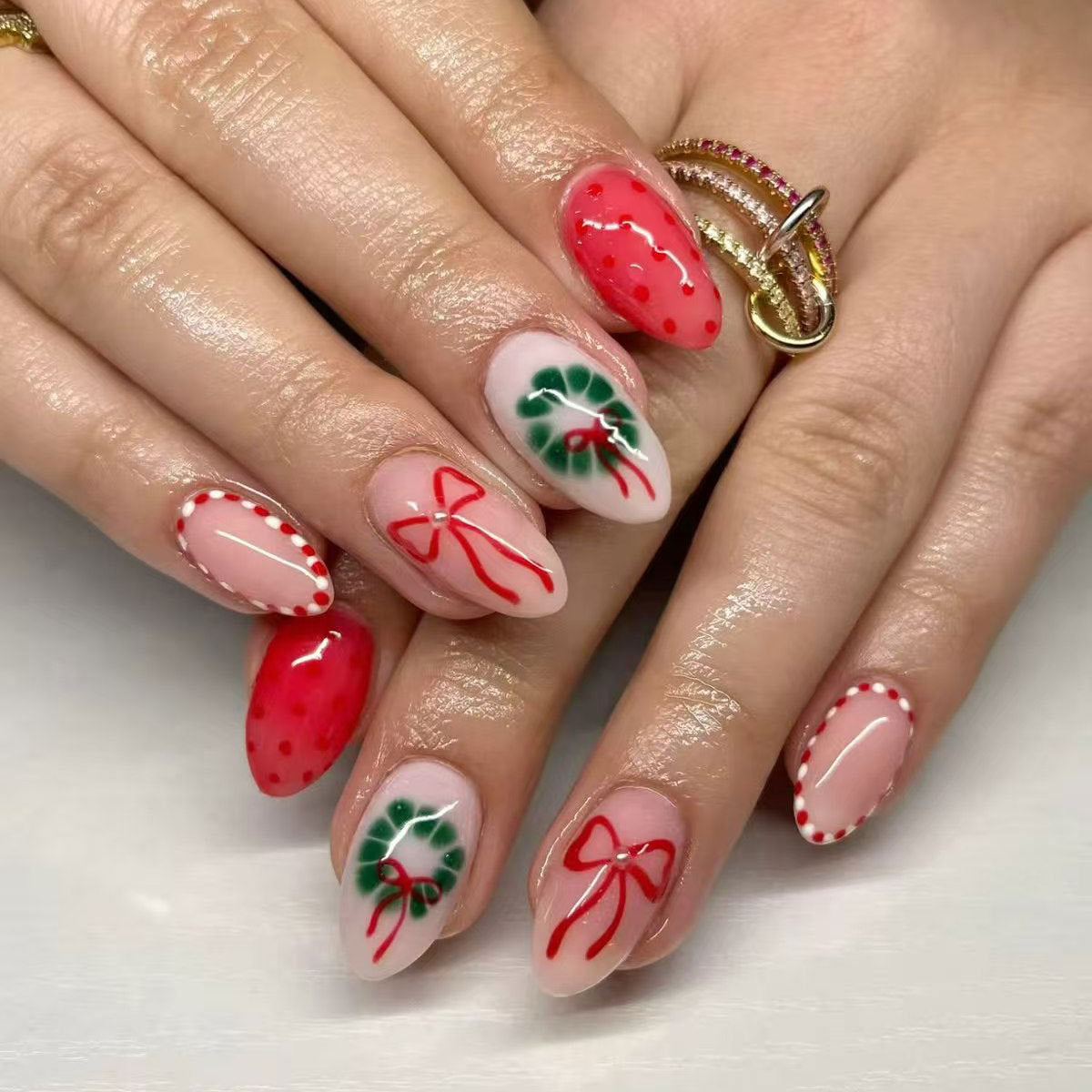 Festliches Holiday Nagelkunst Set  1790957893
