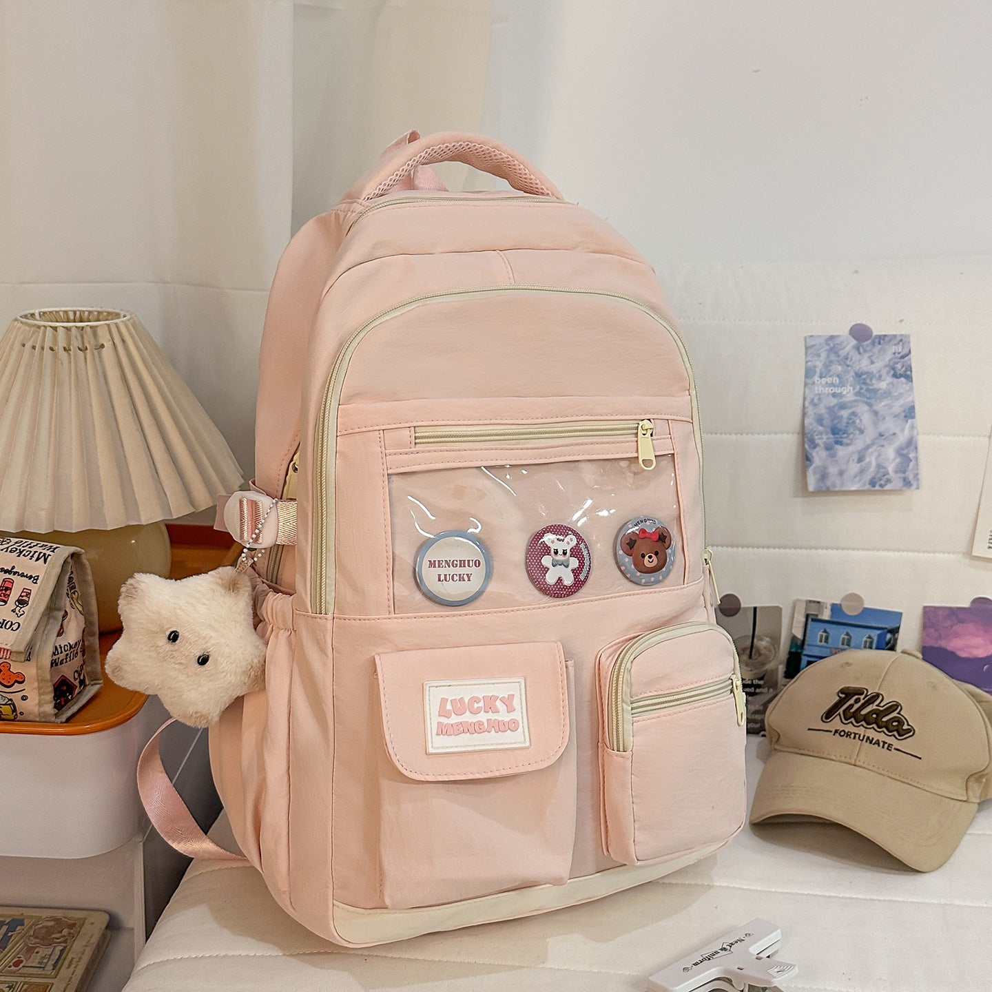 Niedlicher charakterbasierter lässiger Schulrucksack