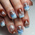 Dekorative Winter-Nagelkunst Brehn