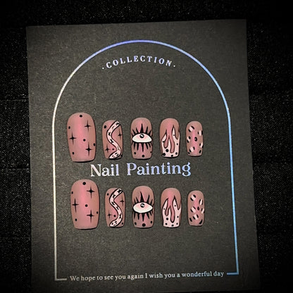 Künstlerisches Nagelkunstdesign