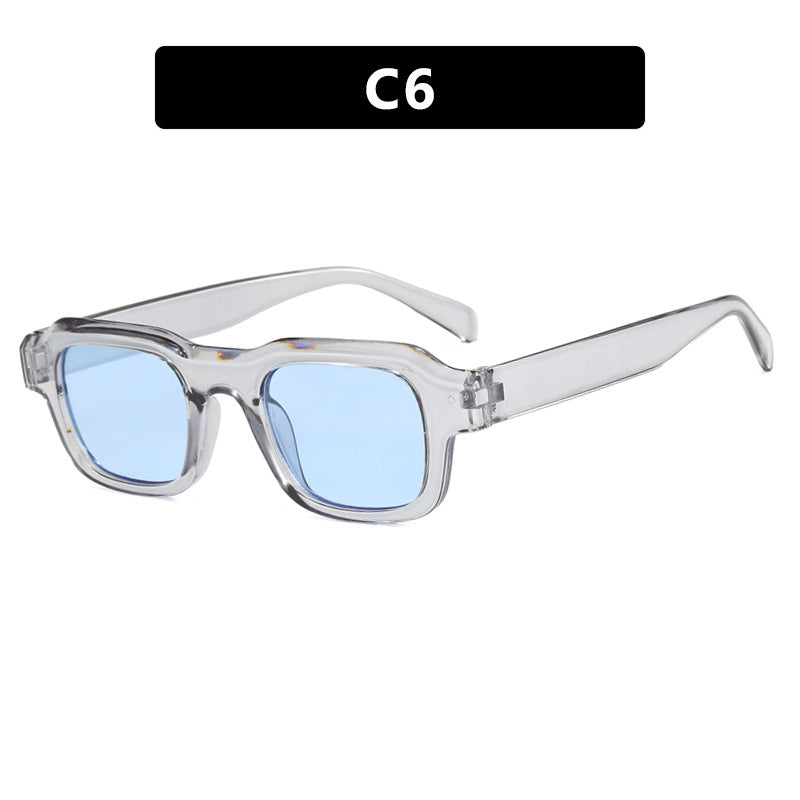Damen moderne quadratische Sonnenbrille mit schützendem Polycarbonat-Rahmen Brehn