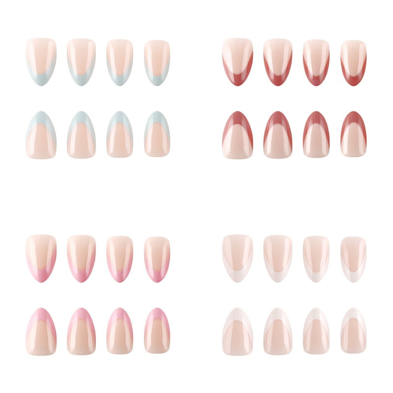 Elegante französische Spitzen-Presse-Nagel-Set Brehn