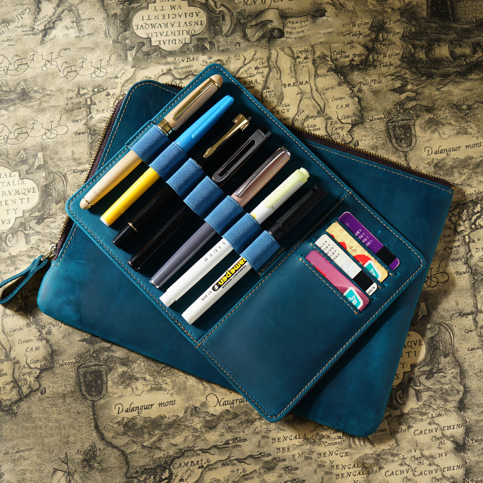 Leder Stifte-Organizer