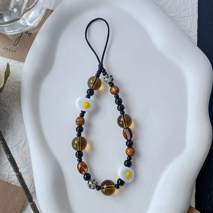 Einzigartiger Perlen-Handy Charm Halter Brehn