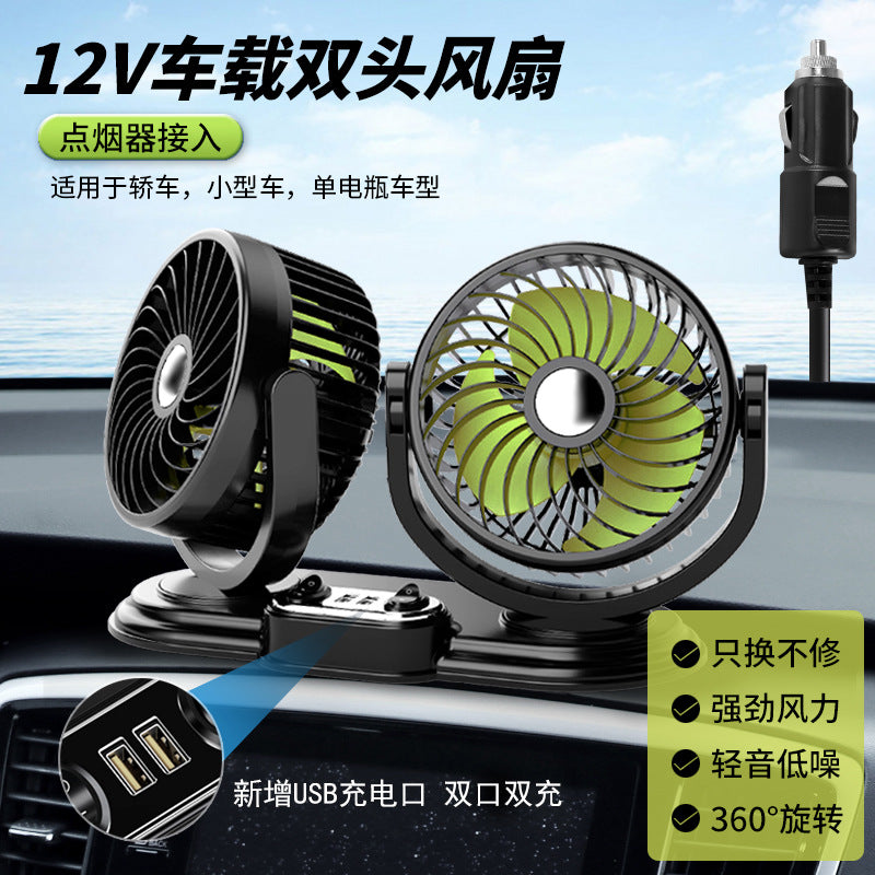 Unisex Doppelventilator für das Auto Brehn