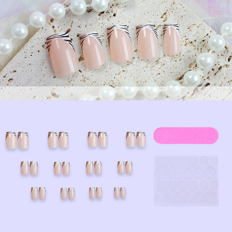 Abstract Pattern Press-On Nails Brehn