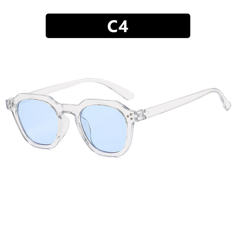 Damen modische Sonnenbrille im trendigen Hexagon-Design Brehn