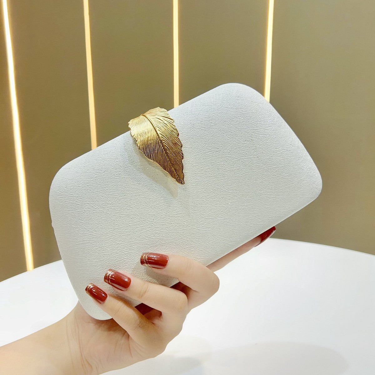 Elegante Samt Abend Clutch