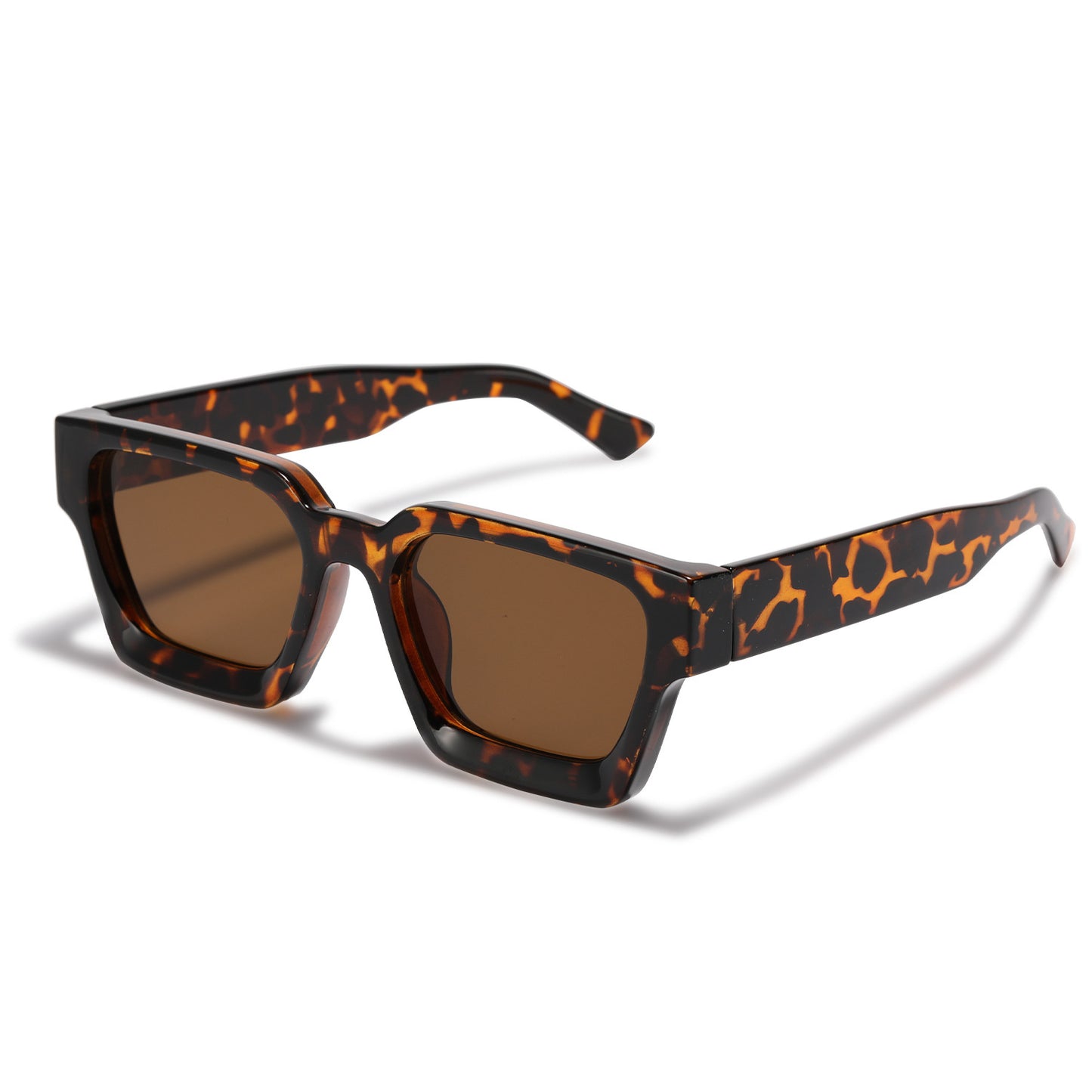 Damen modische Sonnenbrille mit klarem Rahmen und Verlaufsgläsern Brehn