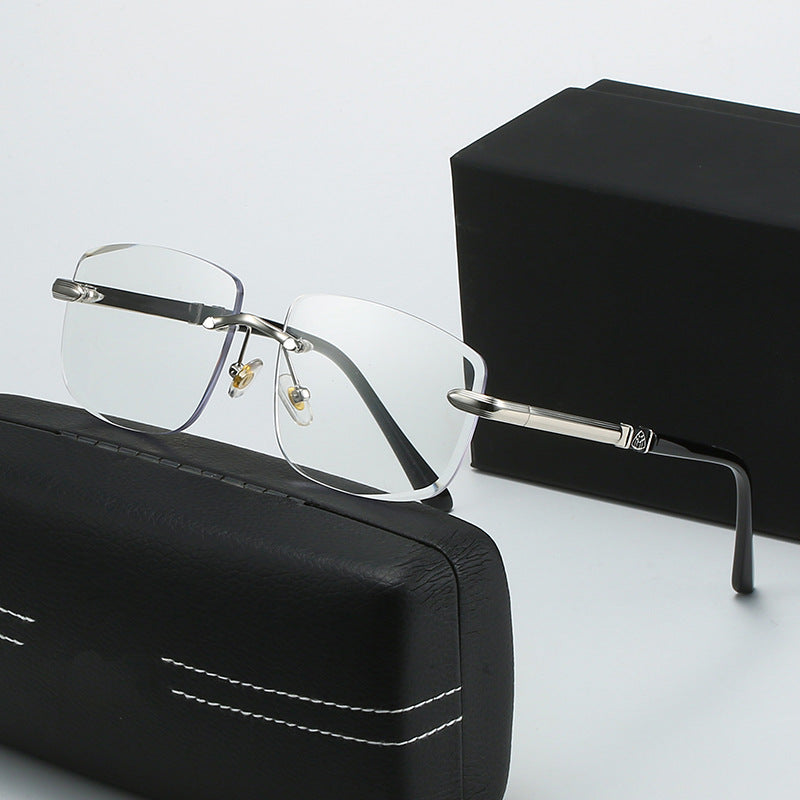 Damen quadratische Sonnenbrille mit stilvollen Kunststoff- und Metalldetails Brehn