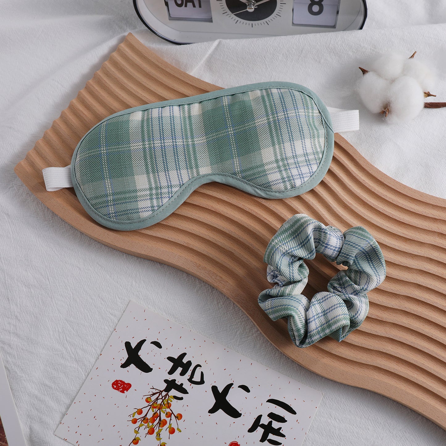 Unisex nan weich gepolsterte Schlafmaske mit verstellbarem Elastikband Brehn