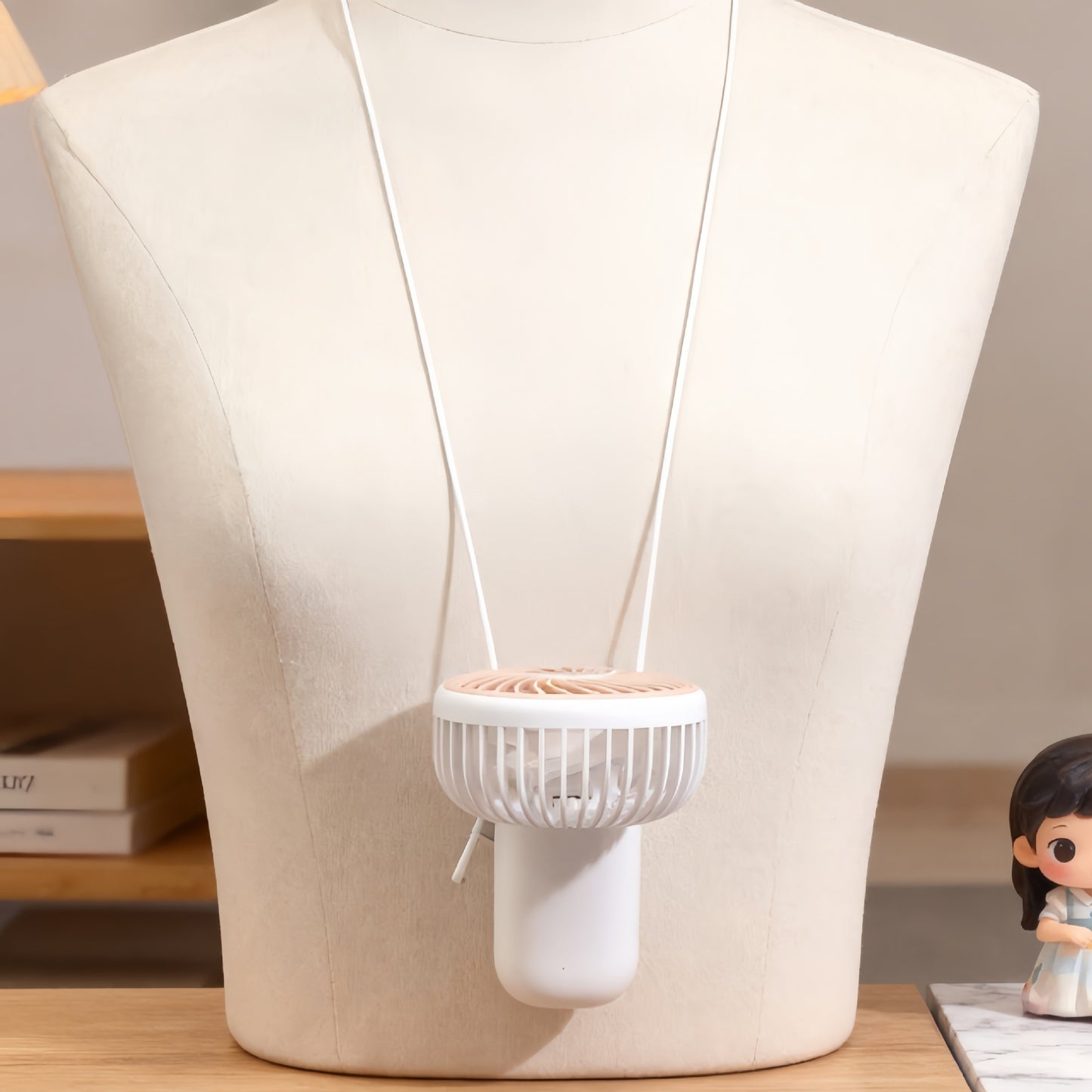 Damen Tragbarer USB Handventilator mit verspieltem Tierdesign Brehn