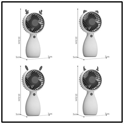 Unisex Tragbarer Handventilator mit fröhlichem Tierdesign Brehn