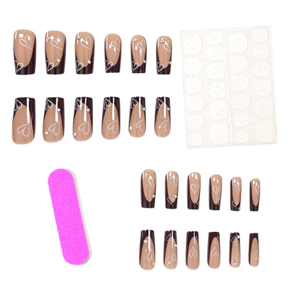 Herz-Druck Decorativen Nagelverbesserungen Brehn