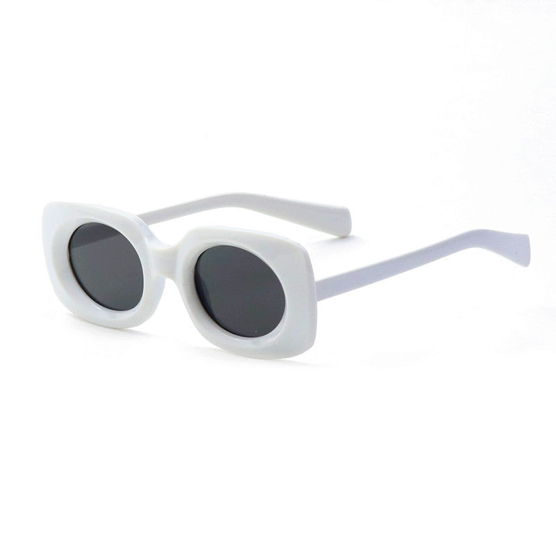 Zeitgenössische Matte Quadratische Sonnenbrille Brehn