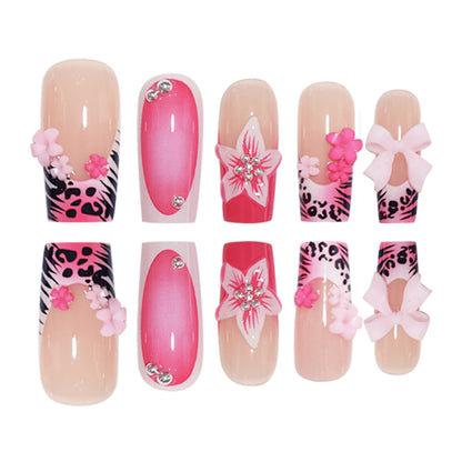 Floral Elegante Press-On Nagelverlängerungen Brehn