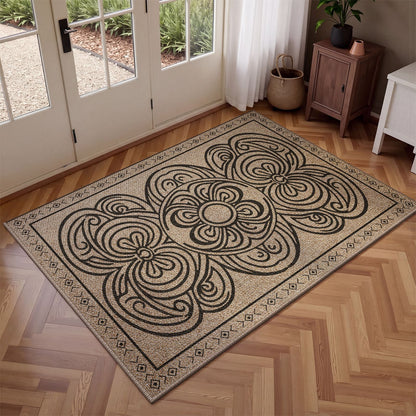 Geometrisch Musterteppich Innenbereich Brehn