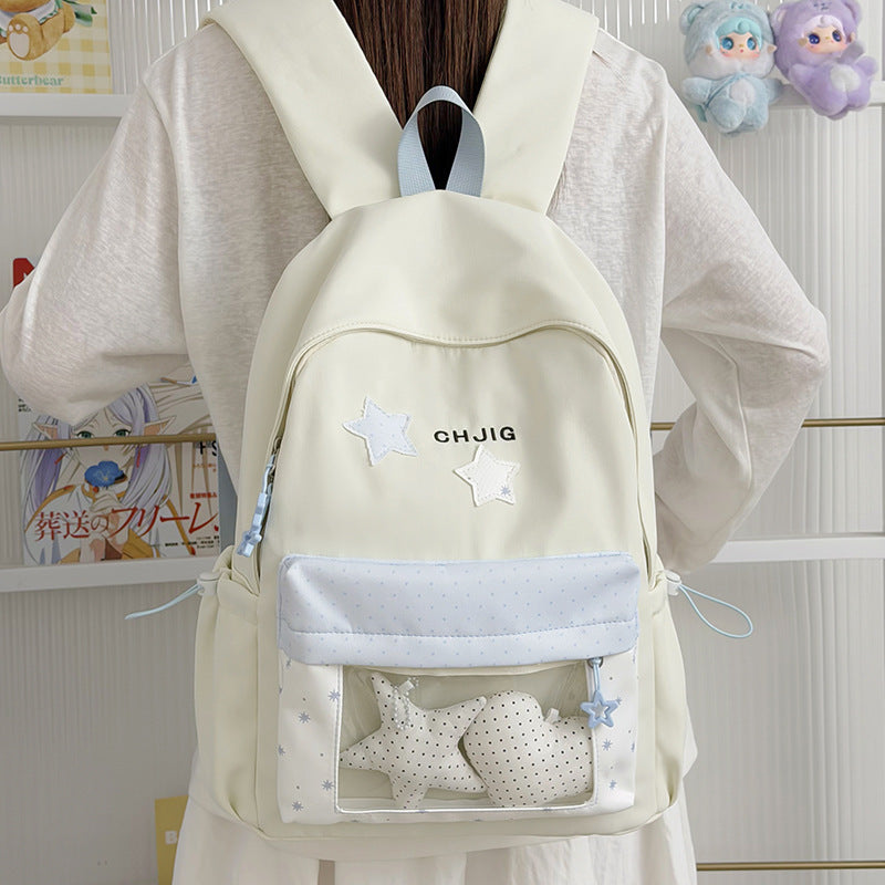Stilvoller Transparenter Fenster Rucksack Brehn