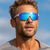 Herren Sportliche Shield Sonnenbrille Brehn