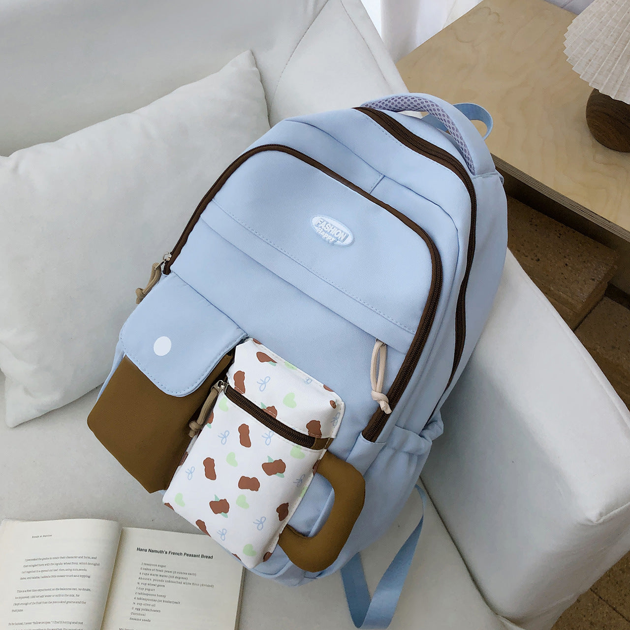Funktionaler Mehrfach-Fach-Organizer Schulrucksack