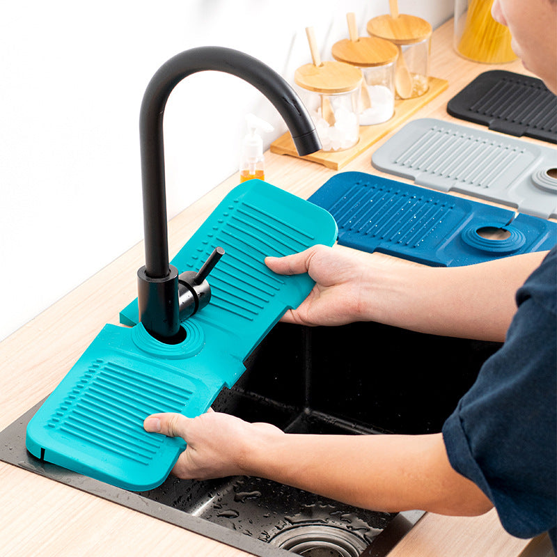 Silikon-Abtropfmatte mit Integrierter Rinnenfunktion Brehn