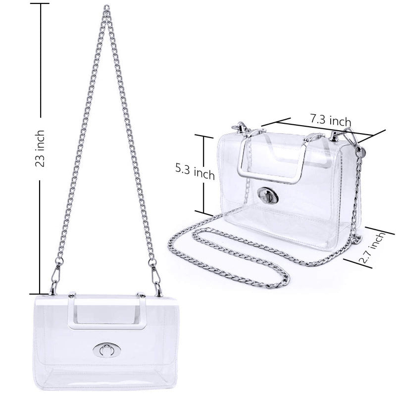Transparente Umhängetasche mit Strukturiertem Design Brehn