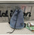 Legere Kordelzug Denim Schulrucksack