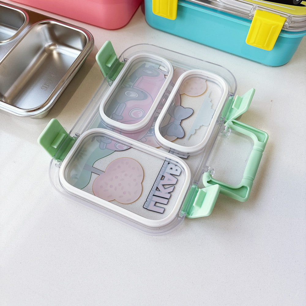 Cartoon-Themen Multi-Abteil Lunchcontainer