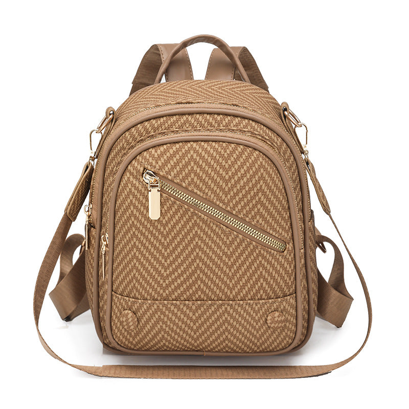 Chic Texturierter Rucksack Brehn