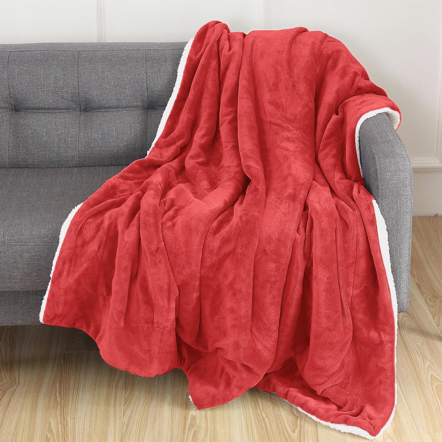Ultra-Plush Sherpa gefütterte Decke Brehn