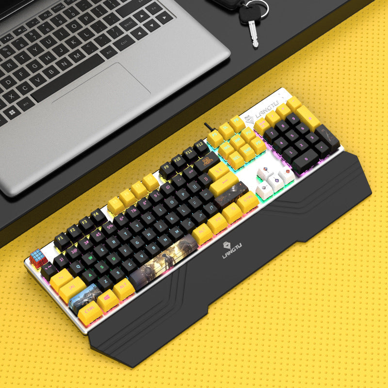 Ergonomische RGB Mechanische Gaming-Tastatur Brehn