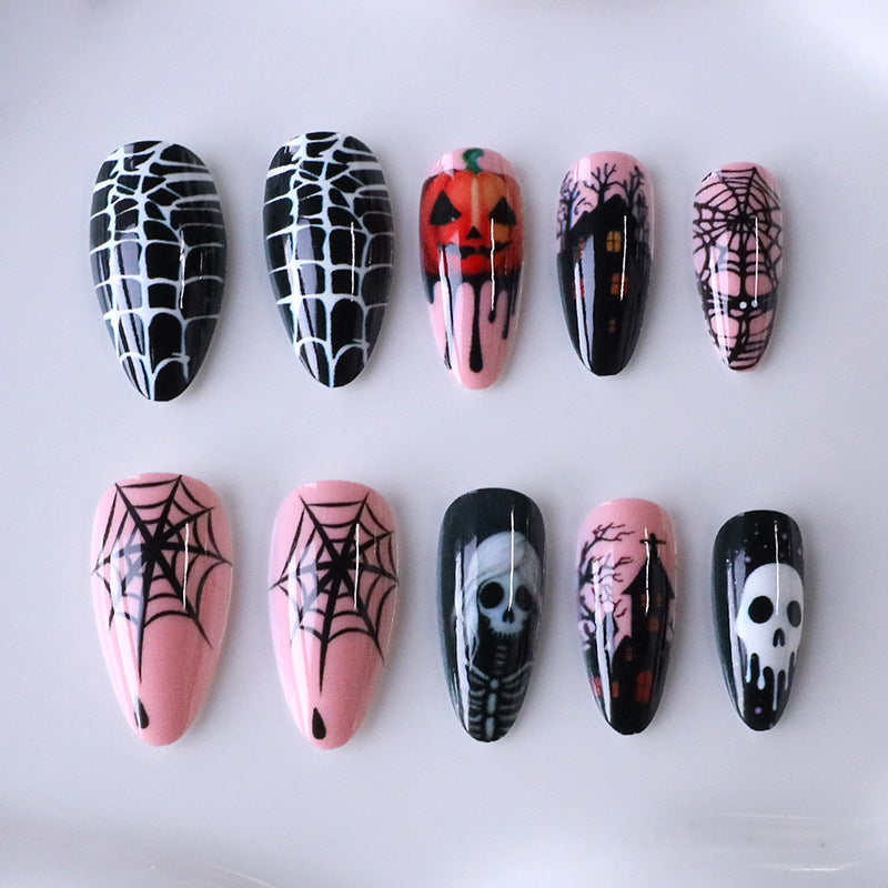 Spooky Halloween Themen Nagelkunst Brehn