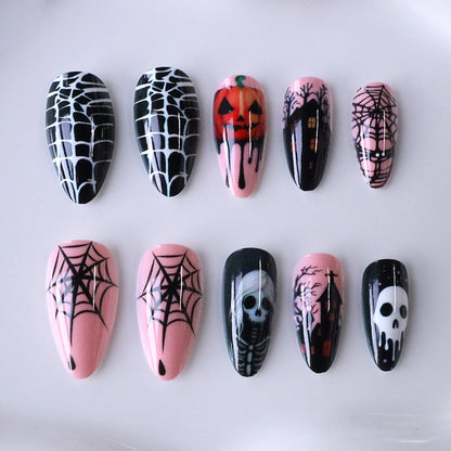 Spooky Halloween Themen Nagelkunst Brehn