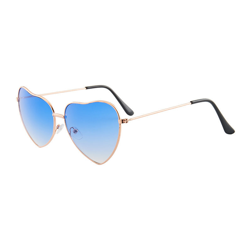 Damen Herzförmige Sonnenbrille mit UV-Schutz und elegantem Rahmen Brehn